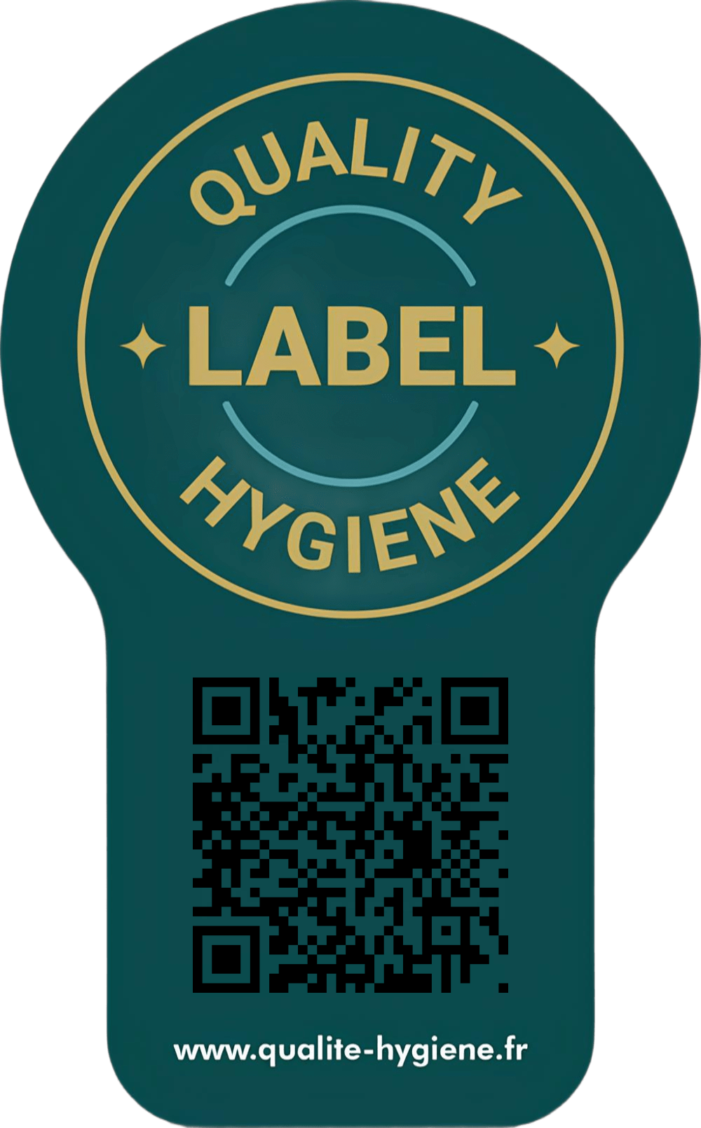 Label attribué à RESTAURANT L’ENDROIT par Elite Treatment Bacterium